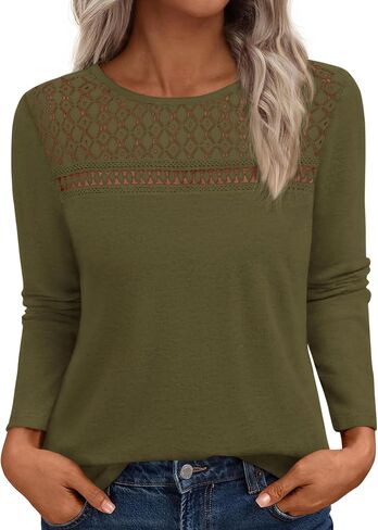 BTFBM TOPS TOPS LACE Long Sleeve Derts Boho Cute Business Bloudes Disy Disuals Fall Fall 2025 Fashion Clothing in Saudi Arabia