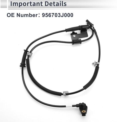 ABS Wheel Speed Sensor Front Left ABS Sensor Anti-lock Braking System Sensor No.956703J000 for Hyundai Veracruz V6 3.8L 2007-2012 in Saudi Arabia