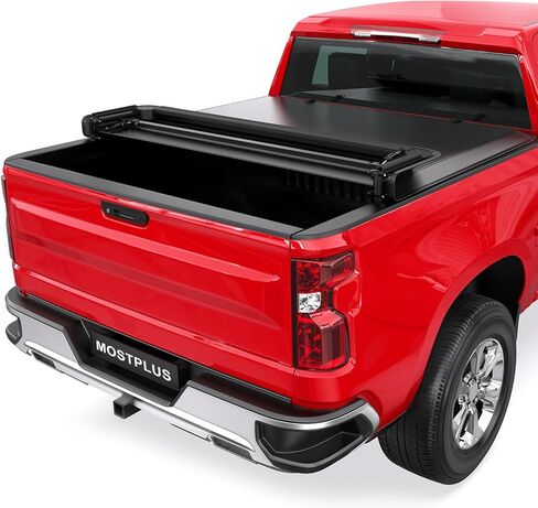 MOSTPLUS Truck Bed Tonneau Cover Compatible for 2014-2018 Chevrolet Chevy Silverado/GMC Sierra 1500 in Saudi Arabia