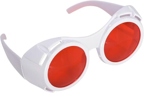 Chocolate Factory Hyper Vision Googles Television Room Glasses with Plastic Frames and Red Lenses Adult Halloween Costume Accessory - One Size Fit Most in Saudi Arabia