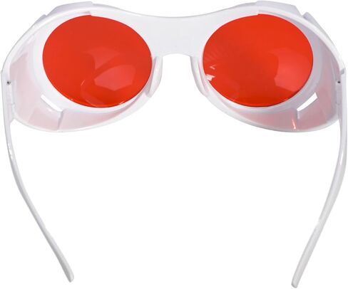 Chocolate Factory Hyper Vision Googles Television Room Glasses with Plastic Frames and Red Lenses Adult Halloween Costume Accessory - One Size Fit Most in Saudi Arabia