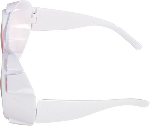 Chocolate Factory Hyper Vision Googles Television Room Glasses with Plastic Frames and Red Lenses Adult Halloween Costume Accessory - One Size Fit Most in Saudi Arabia