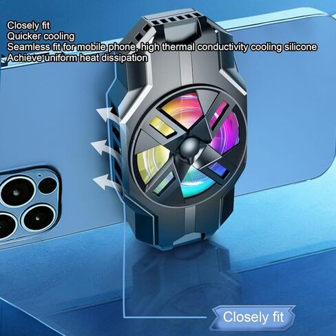 مروحة تبريد الهاتف ، مبرد الهاتف المحمول | مرة أخرى Clip Clip Phone Cooling Fan | برودة الهاتف المحمول ، مروحة تبريد شبه كوندو in Saudi Arabia