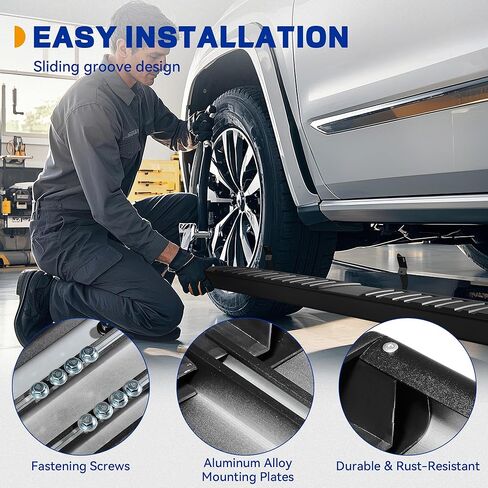6.5 بوصات لوحات وخطوات متوافقة مع Chevy Silverado/GMC Sierra 2007-2018 1500 | 2019 Limited/Ld | 2007-2019 2500HD/3500HD تمديد/كابينة مزدوجة ، خطوة جانبية من الفولاذ المقاوم للصدأ in Saudi Arabia