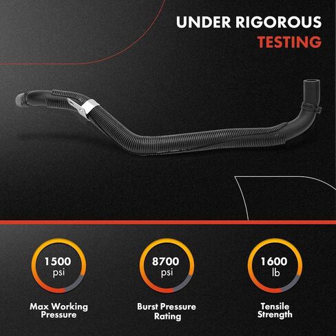 A-Premium Power Touring Reservoir/Suption Hose Line Assombly متوافق مع Ford F-250 Super Duty 2008-2010 ، F-350 Super Duty 2008-2010 ، 5.4L 6.4L 6.8L ، الخزان إلى المضخة in Kuwait