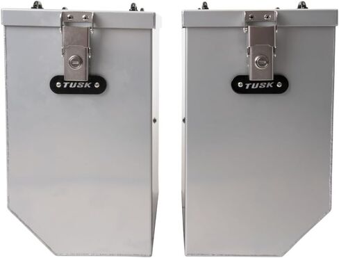 TUSK Aluminum Panniers V2 Medium Silver in Saudi Arabia
