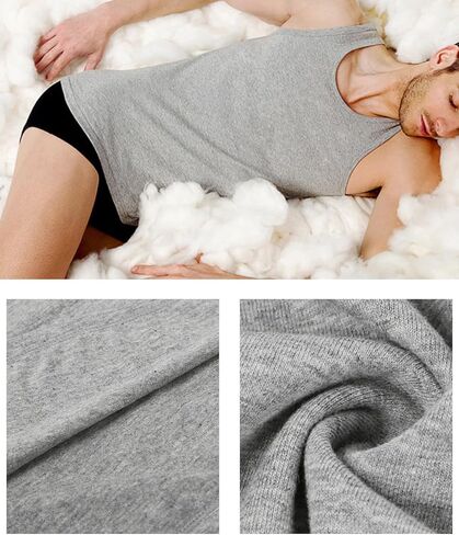 Men's Comfy Tank Cotton Undershirts in Saudi Arabia