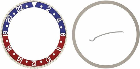 Ewatchparts Pepsi Bezel وإدراج متوافق مع Rolex GMT Master I ، II Blue/Red 16700 16710 SAPPHIRE in Saudi Arabia