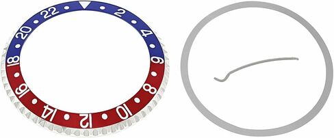 Ewatchparts Pepsi Bezel وإدراج متوافق مع Rolex GMT Master I ، II Blue/Red 16700 16710 SAPPHIRE in Saudi Arabia