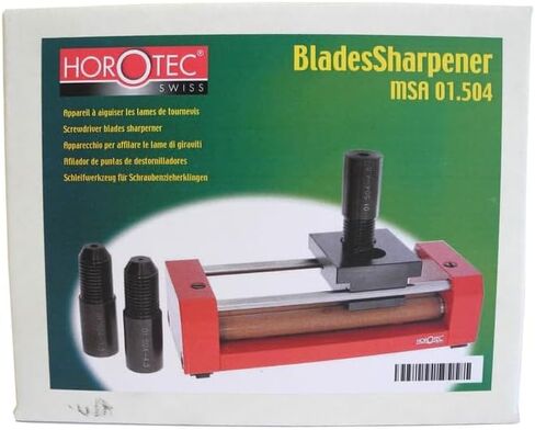 Horotec MSA01.504 Watchmakers Screwdriver T Shape Sharpener - Swiss Made Watchmakers Tool in Saudi Arabia