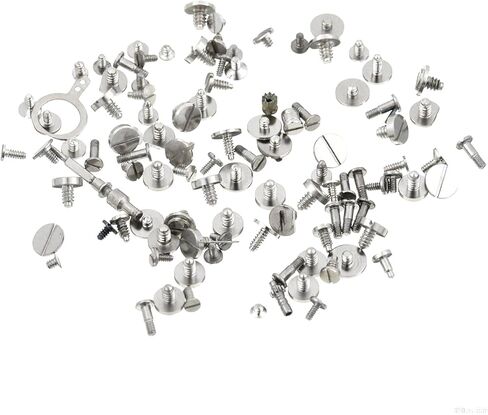 مراقبة مسامير ، 100pcs مشاهدة بطارية مشبك الساعات المسمار البلاغ استبدال أدوات إصلاح مجموعة لاستبدال مسامير البطارية القديم مشبك الساعات in Kuwait