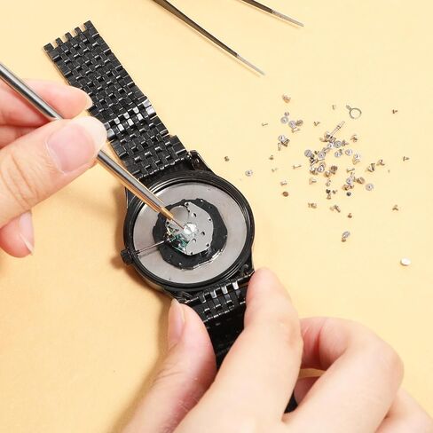 مراقبة مسامير ، 100pcs مشاهدة بطارية مشبك الساعات المسمار البلاغ استبدال أدوات إصلاح مجموعة لاستبدال مسامير البطارية القديم مشبك الساعات in Kuwait