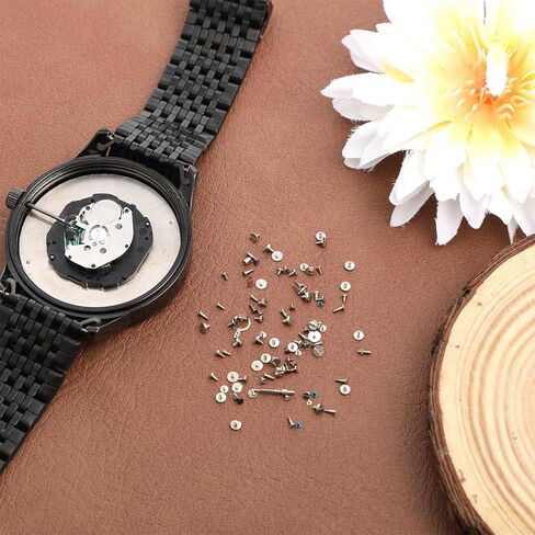 مراقبة مسامير ، 100pcs مشاهدة بطارية مشبك الساعات المسمار البلاغ استبدال أدوات إصلاح مجموعة لاستبدال مسامير البطارية القديم مشبك الساعات in Kuwait