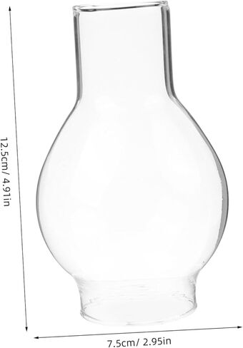 Cylindrical Glass Candle Holder Sleeve Windproof Candle Cover for Home Decor for Dining and Events in Saudi Arabia