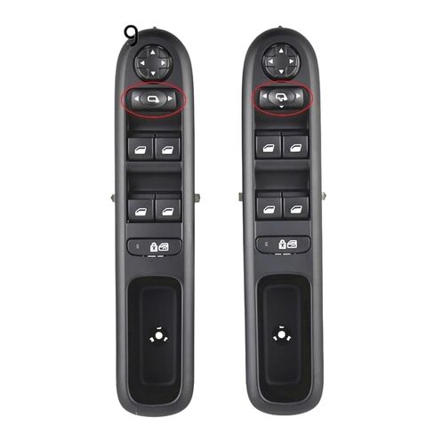 96650620ZD Master Power Window Switch Left Front Door Lifter Switch Compatible for Peugeot 3008 5008 96650621ZD(Manual Folding) in Kuwait