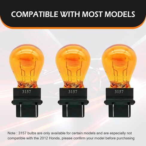 10PCS 3157 Bulb Tail Light Bulbs, Car Instrument Light Bulb, Automobile Lighting Replacement Accessory, Plastic Base Auto Brake for Mini Miniature Turn Signal, Parking, Side Marker (Red) in Saudi Arabia