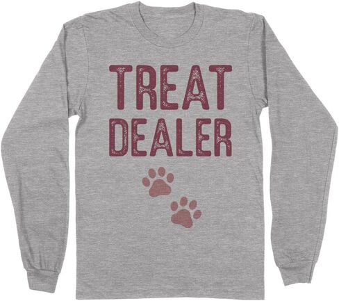 TeesAndTankYou Treat Dealer Long Sleeve Shirt Unisex in Saudi Arabia