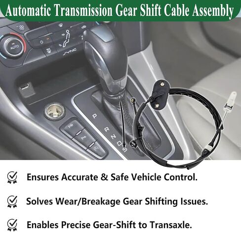 AL8Z7E395A Automatic Transmission Gear Shift Cable for Ford Escape 2009-2012, Mercury Mariner 2009-2011 | Shifter Control Lever Linkage Replacement in Saudi Arabia