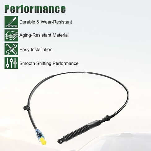 Transmission Shift Cable Fits for Chevrolet Silverado 1500 /GMC Sierra 1500 2007–2013, for Tahoe 2007–2009, for Avalanche 2007–2009, for Yukon 2008–2009, Replace#20787606 in Saudi Arabia