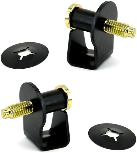 Pair Door Latch Lock Strikers Bolts for Ford for Mustang 1983-1993 in Saudi Arabia