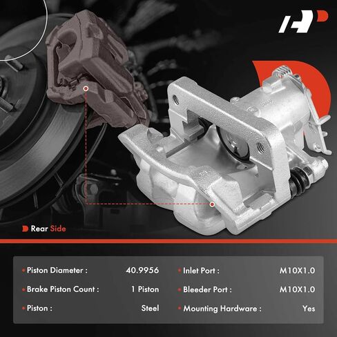A-Premium Disc Brake Calipers Assembly with Bracket Compatible with Chevrolet Malibu 2014-2015 2.0L only - Rear Driver and Passenger Side, 2-PC Set in Saudi Arabia