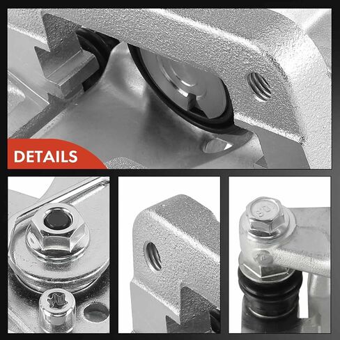 A-Premium Disc Brake Calipers Assembly with Bracket Compatible with Chevrolet Malibu 2014-2015 2.0L only - Rear Driver and Passenger Side, 2-PC Set in Saudi Arabia
