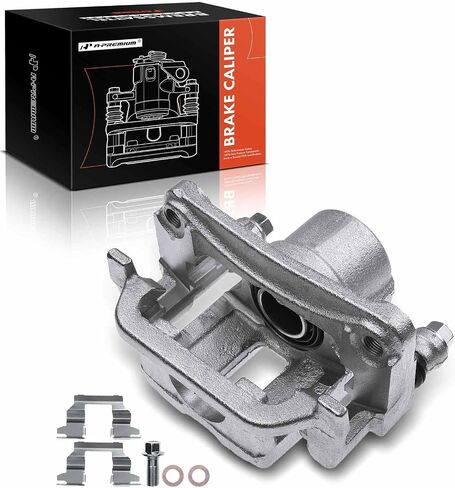 A-Premium Disc Brake Caliper Assembly with Bracket Compatible with Select Infiniti and Nissan Models - G35 2006-2008, G37 2009-2010, M35, M45, 350Z 2006-2009, 370Z 2009 - Rear Right Passenger Side in Saudi Arabia