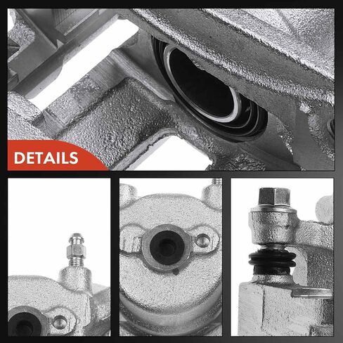 A-Premium Disc Brake Caliper Assembly with Bracket Compatible with Select Infiniti and Nissan Models - G35 2006-2008, G37 2009-2010, M35, M45, 350Z 2006-2009, 370Z 2009 - Rear Right Passenger Side in Saudi Arabia
