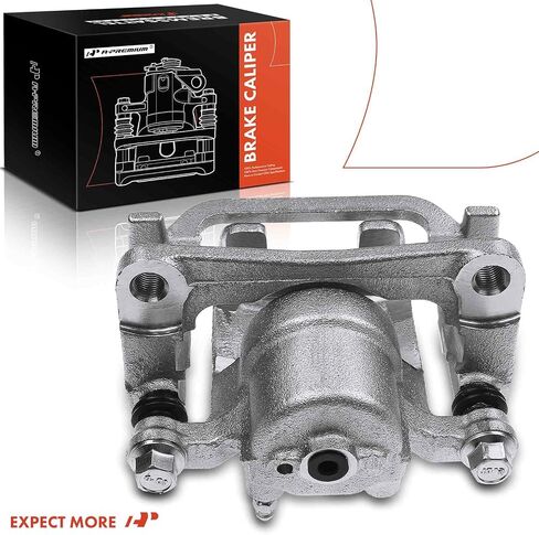 A-Premium Disc Brake Caliper Assembly with Bracket Compatible with Select Infiniti and Nissan Models - G35 2006-2008, G37 2009-2010, M35, M45, 350Z 2006-2009, 370Z 2009 - Rear Right Passenger Side in Saudi Arabia