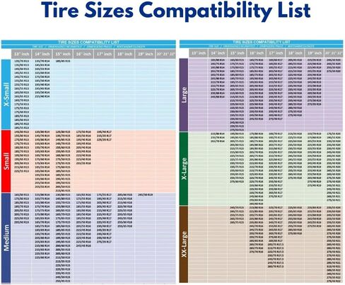 Automotive Snow Socks for Tires for Ultimate Grip Snow Chain Alternative Traction Device for Truck SUV Van Car Textile Winter Emergency Kit Auto Accessory, Tire Sock - Active Series (Large) in Saudi Arabia