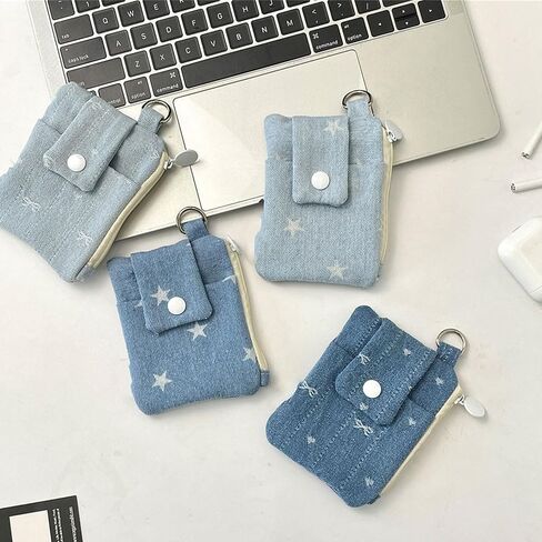 Star Coin Pouches Lovely Change Purse Bows Wallet Change Bag Card Storage Case Bows Coin Purse For Woman And Girls Lovely Bag in Saudi Arabia