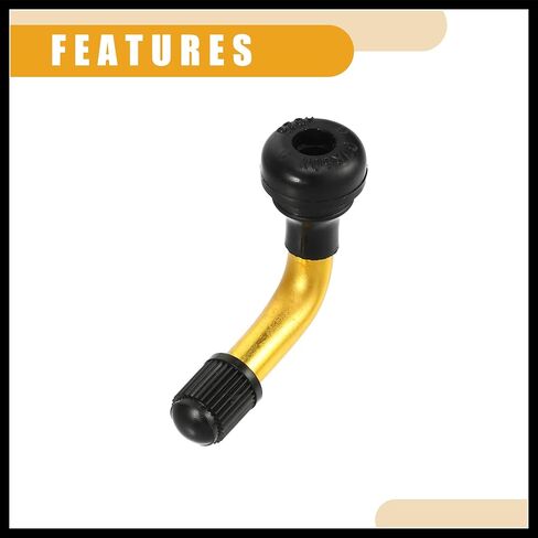 5 PCS Universal PVR50 Tubeless Tyre Valve STEM - CARS RV Bicycles Process Scarecles Trailers Raleless Tyre Ralve - Tubely Steel Gold Pone Date Materian in Kuwait