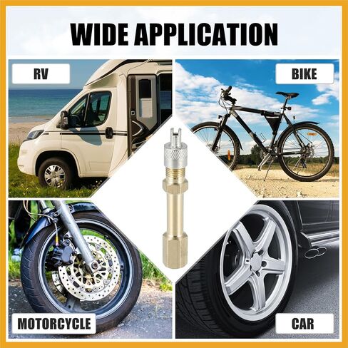 2pcs 50mm/1.97" Long Brass Auto Tire Valve Extension Adaptor Air Tyre Stem Extender Inflation Stright Bore for Car Truck Motorcycle Bike Mower Scooter Replacement in Saudi Arabia