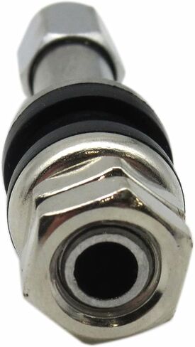 Great! 4X TR48 Bolt On Tire Valve Stem Chrome Metal High Pressure Flush with Stem Cap New in Saudi Arabia
