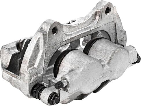 Detroit Axle - Front Right Brake Caliper for 10-16 Cadillac SRX, Passenger Side Brake Caliper w/Bracket 2010 2011 2012 2013 2014 2015 2016 Replacement in Saudi Arabia