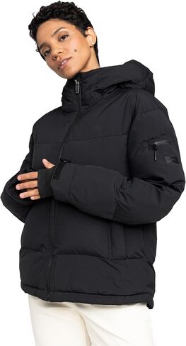 Roxy Women's Alofted Puffy 10k Waterproof, Insulated Snowboard Jacket, Pfas-Free in Saudi Arabia