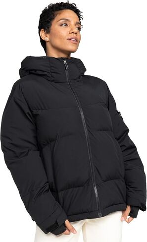 Roxy Women's Alofted Puffy 10k Waterproof, Insulated Snowboard Jacket, Pfas-Free in Saudi Arabia