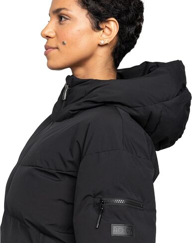 Roxy Women's Alofted Puffy 10k Waterproof, Insulated Snowboard Jacket, Pfas-Free in Saudi Arabia