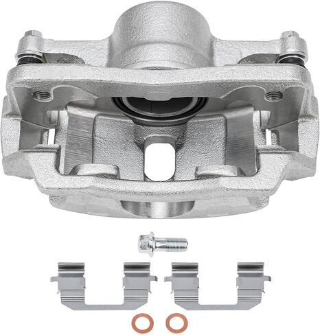 Detroit Axle - Front Left Brake Caliper for 96-11 Honda Civic, 10-14 Insight, 97-00 EL, Driver Side Disc Brake Caliper with Bracket Assembly Replacement in Saudi Arabia