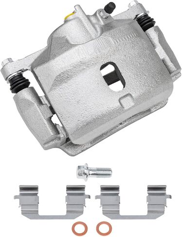 Detroit Axle - Front Left Brake Caliper for 96-11 Honda Civic, 10-14 Insight, 97-00 EL, Driver Side Disc Brake Caliper with Bracket Assembly Replacement in Saudi Arabia