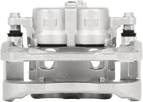 Detroit Axle - Front Left Brake Caliper for 10-15 Lexus RX350, 10-19 Toyota Highlander, 11-20 Sienna, Driver Side Disc Brake Caliper w/Bracket 2011 2012 2013 2014 2015 Replacement in Saudi Arabia