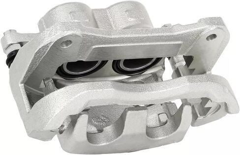 Detroit Axle - Front Left Brake Caliper for 10-15 Lexus RX350, 10-19 Toyota Highlander, 11-20 Sienna, Driver Side Disc Brake Caliper w/Bracket 2011 2012 2013 2014 2015 Replacement in Saudi Arabia