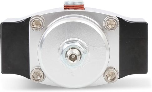 Holley 12-840 4.5-9 PSI Adjustable Billet Fuel Pressure Regulator with 3/8" NTP Ports,Black Anodized in Saudi Arabia