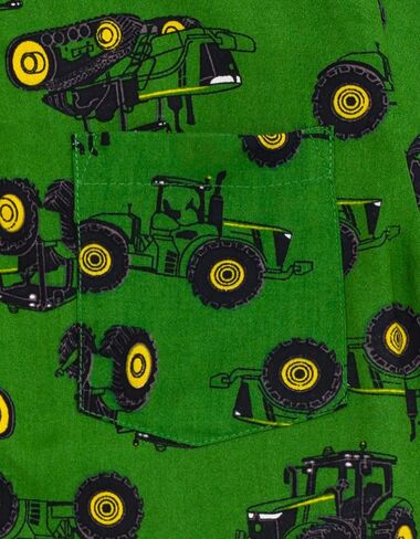 John Deere Tractor Button Down Dress Shirt Toddler to Big Kid Sizes (2T - 12) in Saudi Arabia