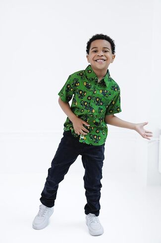 John Deere Tractor Button Down Dress Shirt Toddler to Big Kid Sizes (2T - 12) in Saudi Arabia