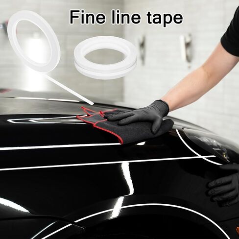 3 Rolls Window Tint Tools Line Tape, Window Film Cutting Guide Tape, 0.24" W x 72 Yards Cut Line Tapes for Car Auto Paint Windows Film DIY Kits in Saudi Arabia