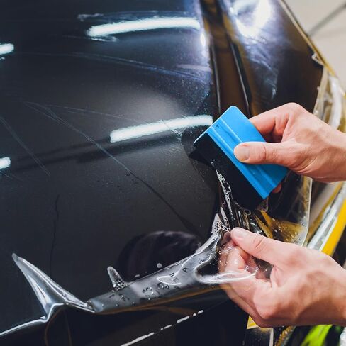 3 PCS Vinyl Squeegee Set Love Squeegee Car Tint & Window Film Kit Tint for Privacy Movie Wallpaper (5.9x6.9 Inch ، 2.9x3.9 Inch) in Saudi Arabia