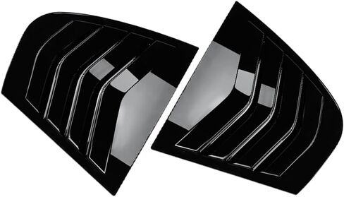 SIKUAI Glossy Black Rear Window Side Vent Shutter Louver Cover Trim Car Accessories For BMW 3 Series E90 Sedan 2005-2013 in Saudi Arabia