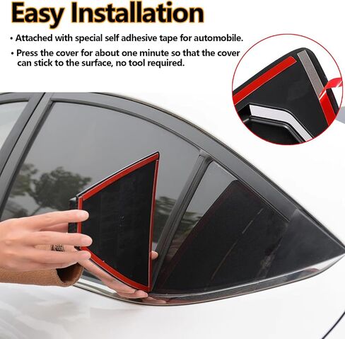 ألياف الكربون نافذة كوات لصالح تشيفي كامارو 2016-2024 - الهواء الخلفي تنفيس شمسي Sunshade - 2pcs إكسسوارات الديكور الخارجي للسيارة in Kuwait