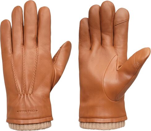 Cole Haan Men Premium Leather Gloves With Touchscreen Thumb and Index Finger in Saudi Arabia